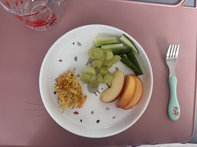 Kartoffel Möhren Reibekuchen Und Obst